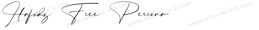 Hafidz Free Persona字体转换